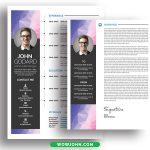 Professional Resume Template for Web designers