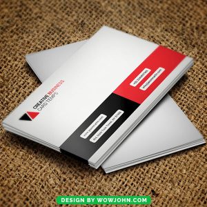 Free Accounting Business Card Psd Template