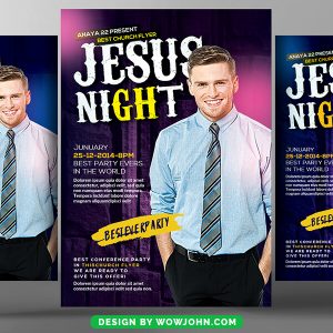 Free Christian Ministry Flyer Psd Template
