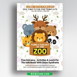 Free Zoo Flyer Psd Template Download