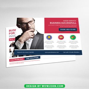 Free Law Firm Postcard Psd Template