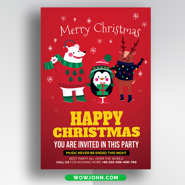 Free Christmas Gift Card Psd Template Images