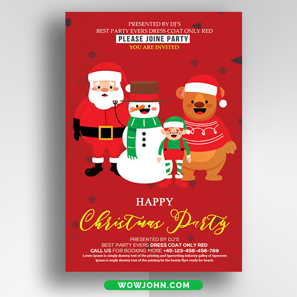 Free Christmas Card PNG Images Psd Template