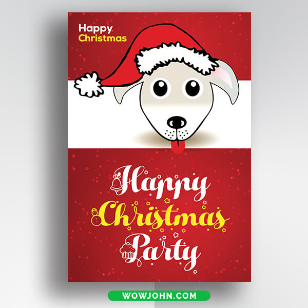 Free Toy Drive Christmas Card Psd Template