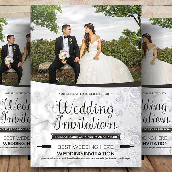 Free Wedding Flyer Psd Template Download