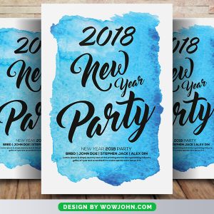 Free 2021 New Year Flyer Psd Template