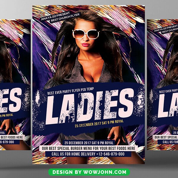 Free Ladies Night Club Flyer Psd Template Free Psd Templates Png Images Vectors Backgrounds Free Download