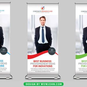 Free Law Firm Roll Up Banner Psd Template