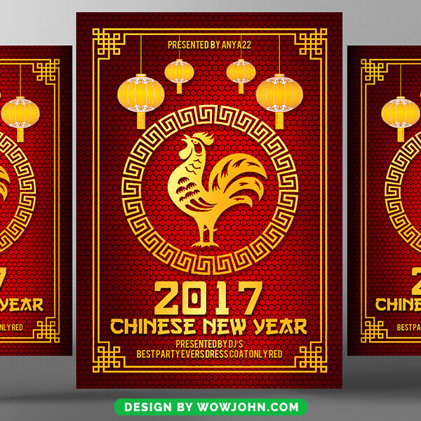 Free 2022 Chinese New Year Flyer Psd Template