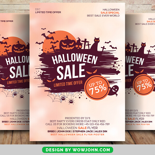 Free 2021 Halloween Party Flyer Psd Template