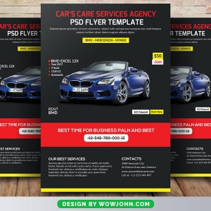 Free Auto Car Mechanic Flyer Psd Template