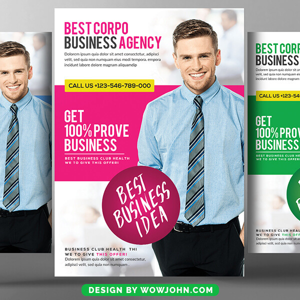 Free Creative Business Conference Flyer Psd Template