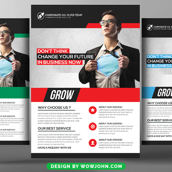 Free Fitness Coaching Flyer Psd Template
