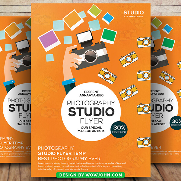 Free Photography Ad Flyer Psd Template