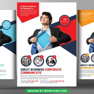 Free Conference Invitation Flyer Psd Template