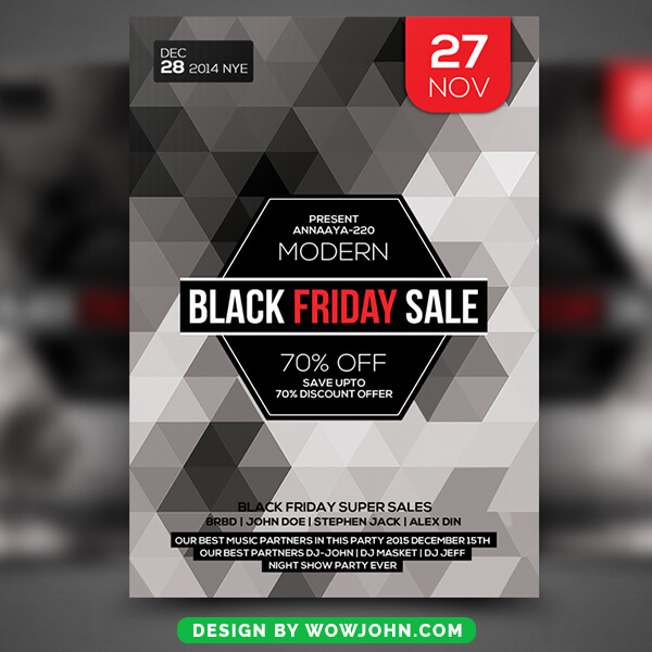 Free Black Friday Psd Flyer Template