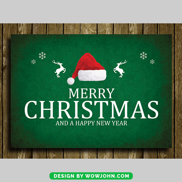 Free Christmas Card Flyer Psd Template