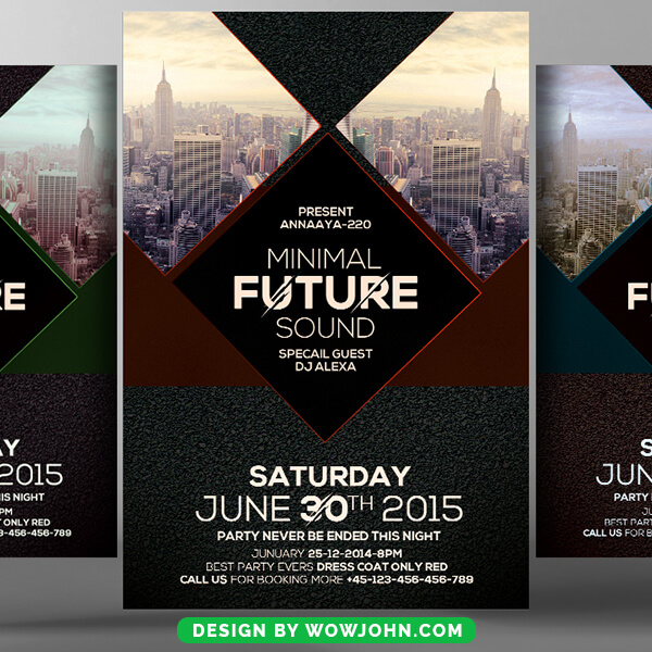 Urban City Party Free Flyer Psd Template