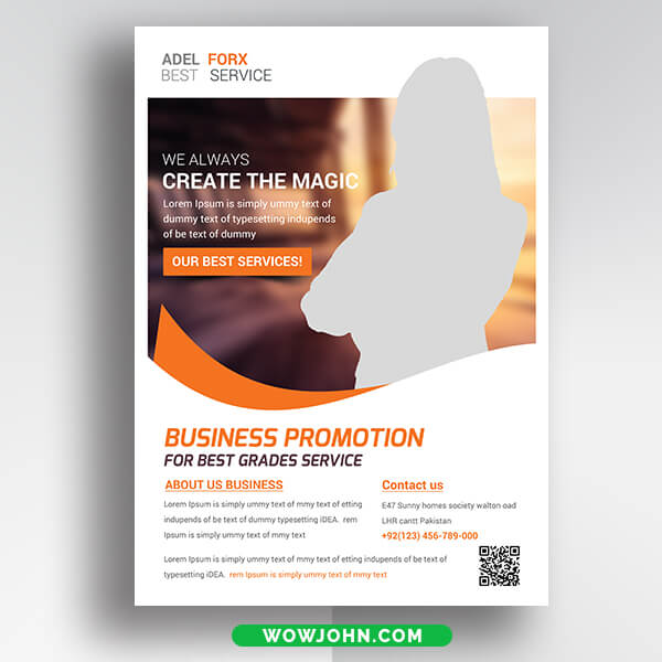 Free Investment Psd Flyer Template