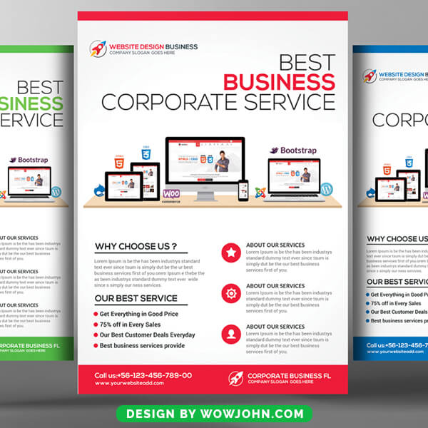 Free Corporate Flyer Psd Template