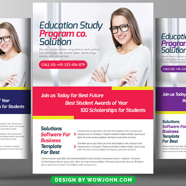 Free Education Training Psd Flyer Template