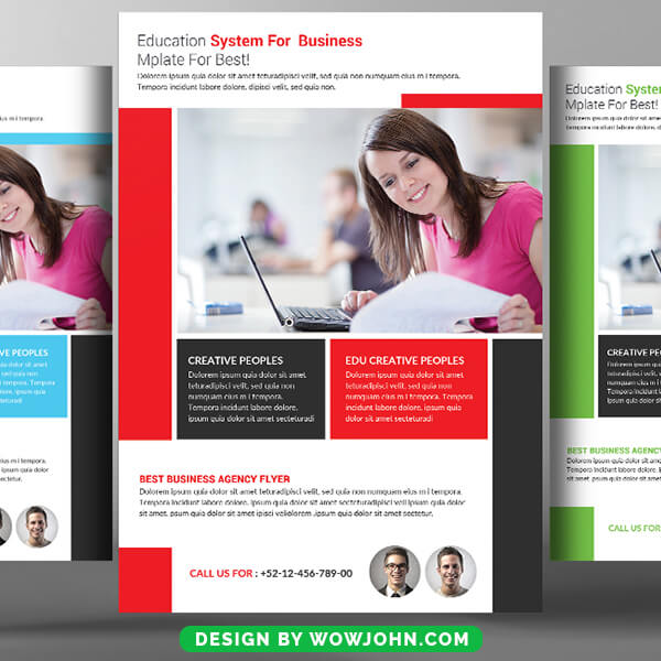 Education Flyer Design Psd Free Download