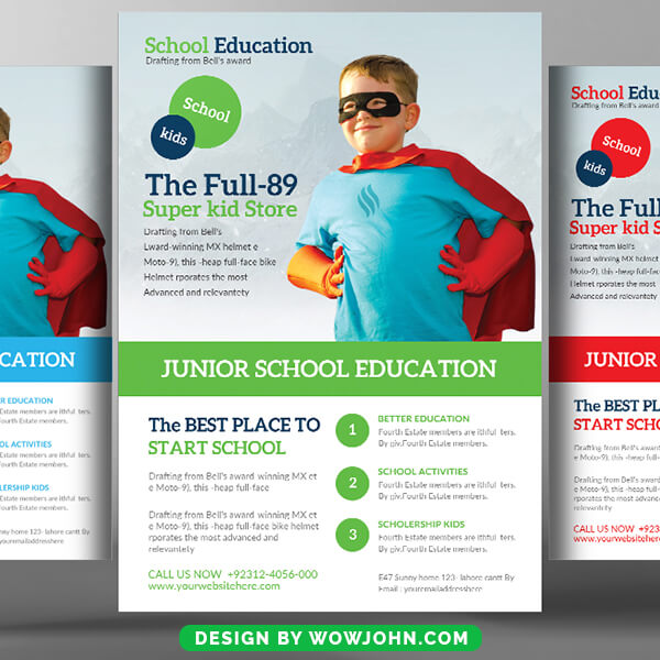 College Advertisement Poster Template Free Download