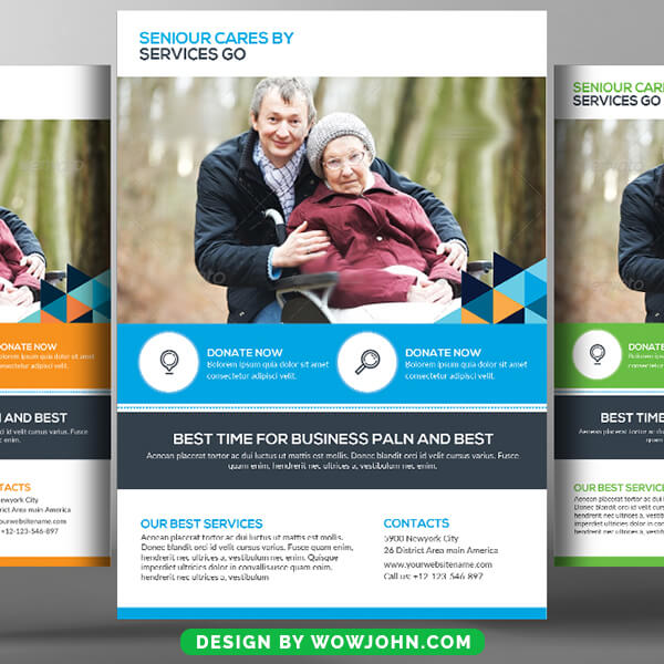 Free Best Home Care Psd Flyer Template