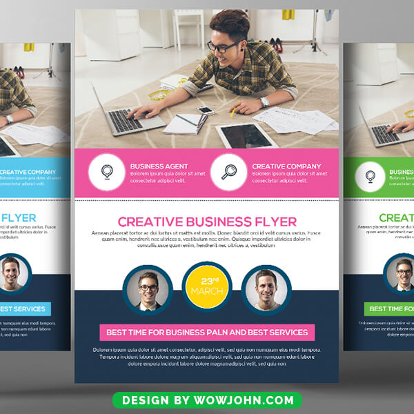 Free Tourism Business Psd Flyer Template