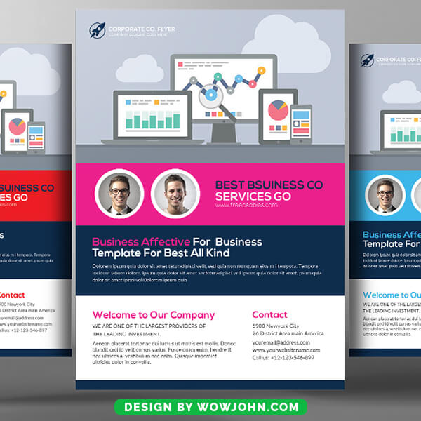 Free Online Education Psd Flyer Template