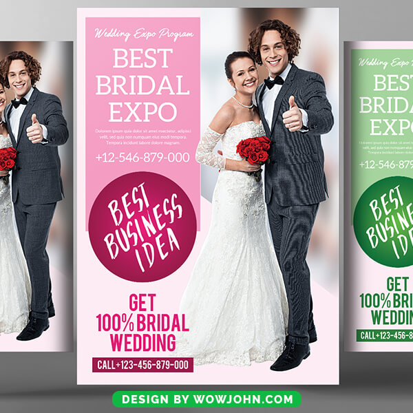 Free Bridal Shower Flyer Psd Template