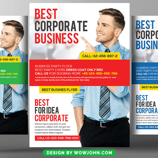 Business Analyst Flyer Free Psd Template
