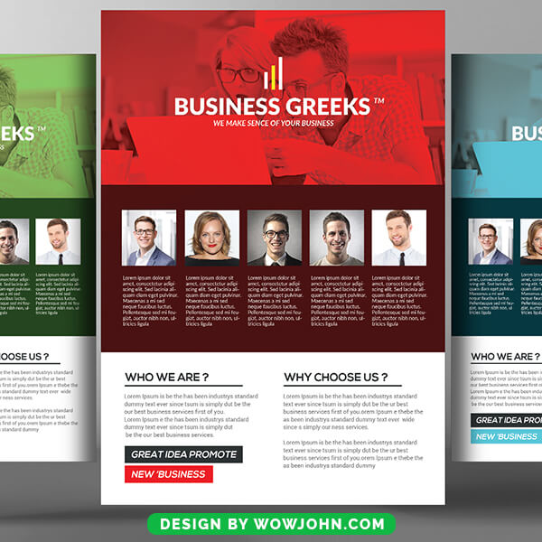 Global Network Services Flyer Free Psd Template