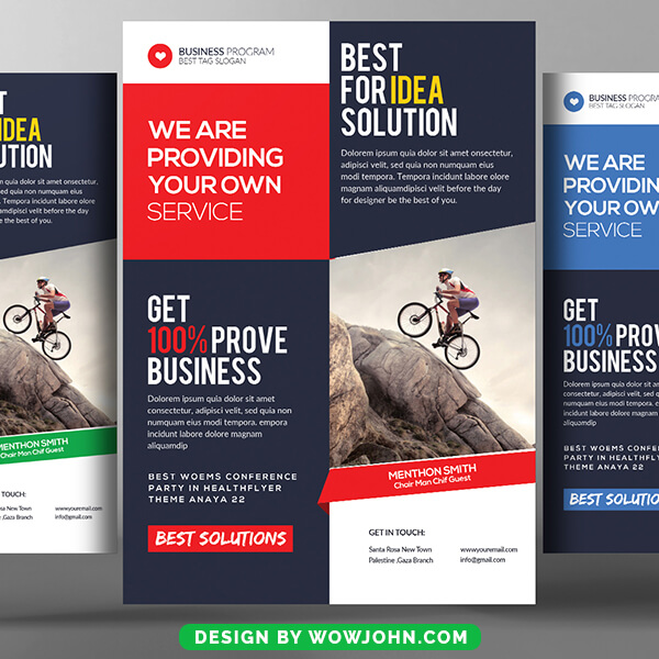 Corporate Strategy Flyer Free Psd Template