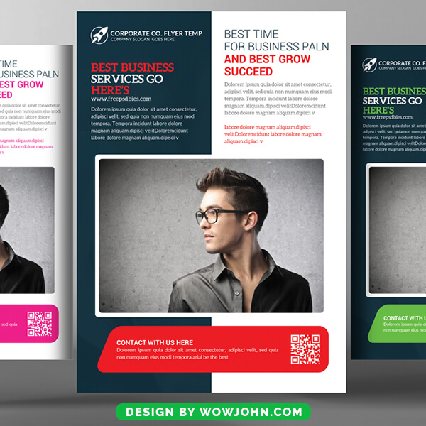 Free Dental Clinic About Us Flyer Template PSD