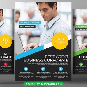 Free Computer Consulting Psd Flyer Template