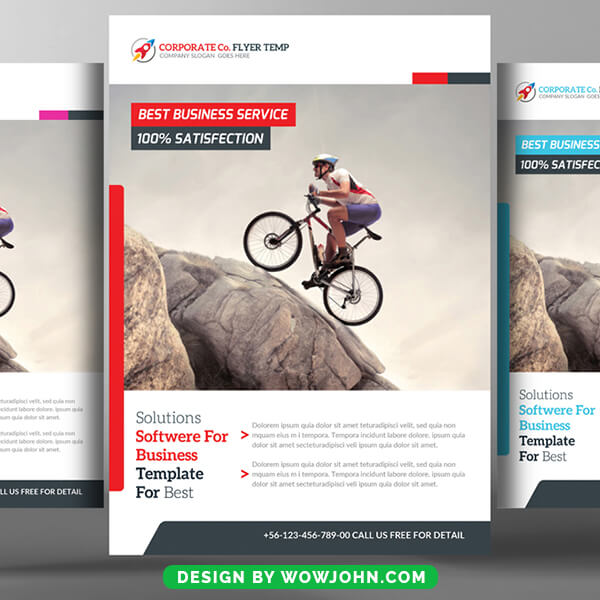 Free Corporate Strategy Flyer PSD Template