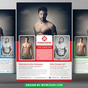 Free Gym And Fitness Psd Flyer Template