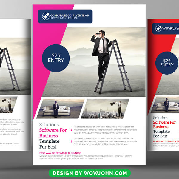 Free Contest Announcement Flyer Psd Template