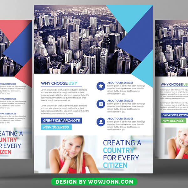 Free Interior Design Promotion Flyer Psd Template
