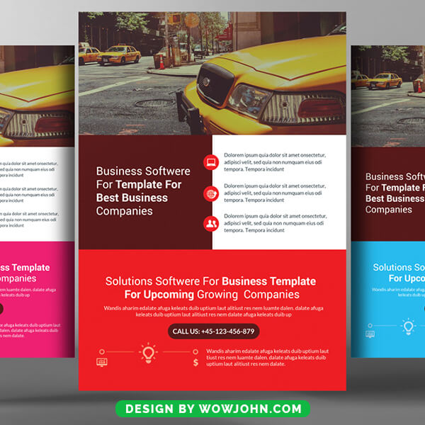 Free Taxi Driver Flyer Psd Template