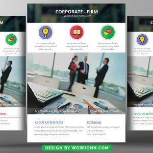 Free Marketing Consultant Flyer Psd Template