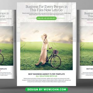 Free Green Energy Business Flyer Psd Template