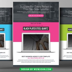 Free SEO Business Flyer Template PSD