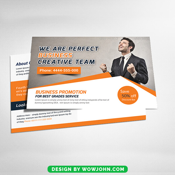 Free Insurance Consulting Psd Postcard Template