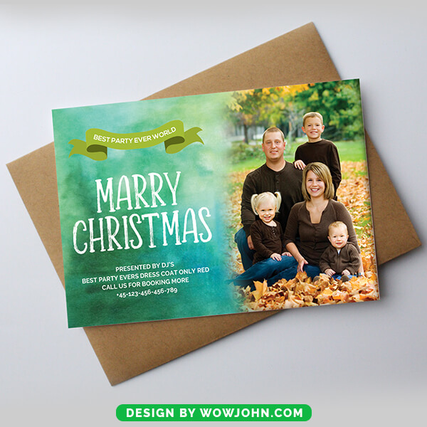4 x Premium Christmas cards 5 designs 