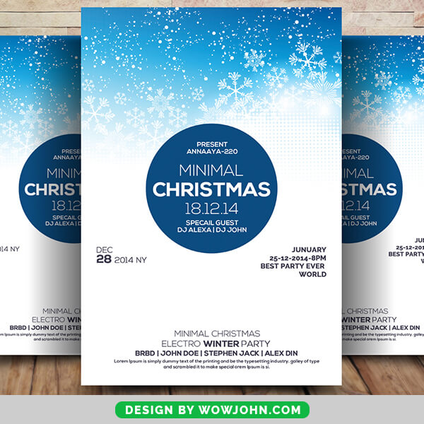 Free Christmas Celebration PSD Flyer Template