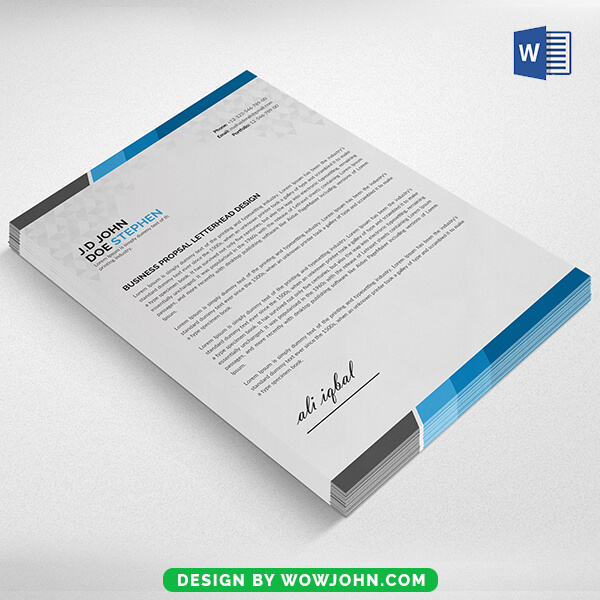 Free Ms Word Letterhead Template Download