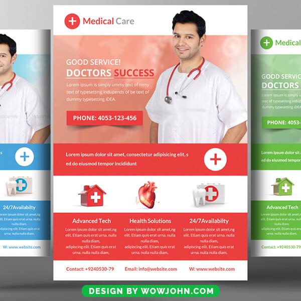 Physical Therapist Flyer Free Psd Template