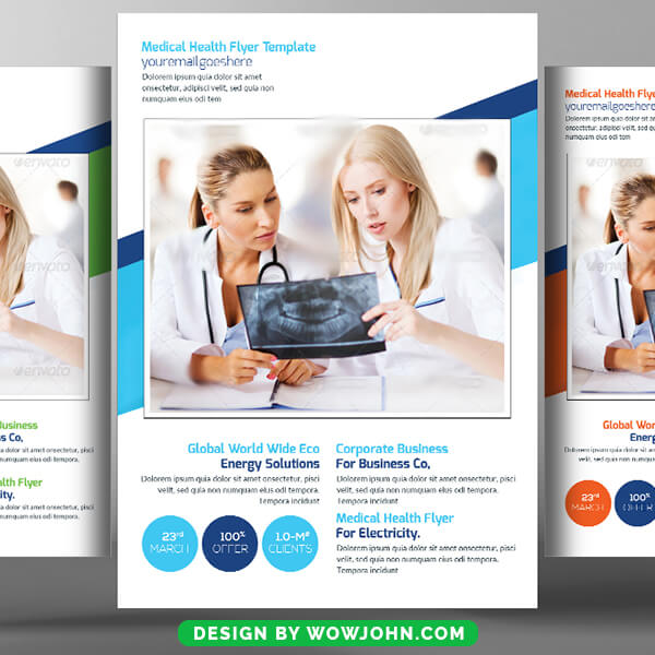 Cancer Treatment Doctor Flyer Psd Template
